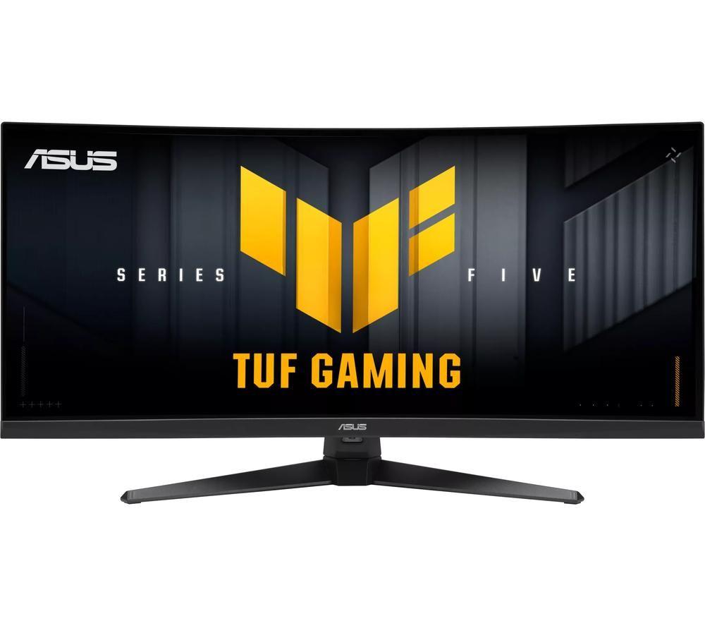 ASUS TUF VG34WQ5A Wide Quad HD 34" Curved VA LED Gaming Monitor - Black