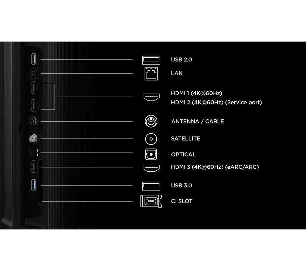 TCL P7L 43" QLED 4K HDR Smart Google TV 2026 - 43P7L-UK