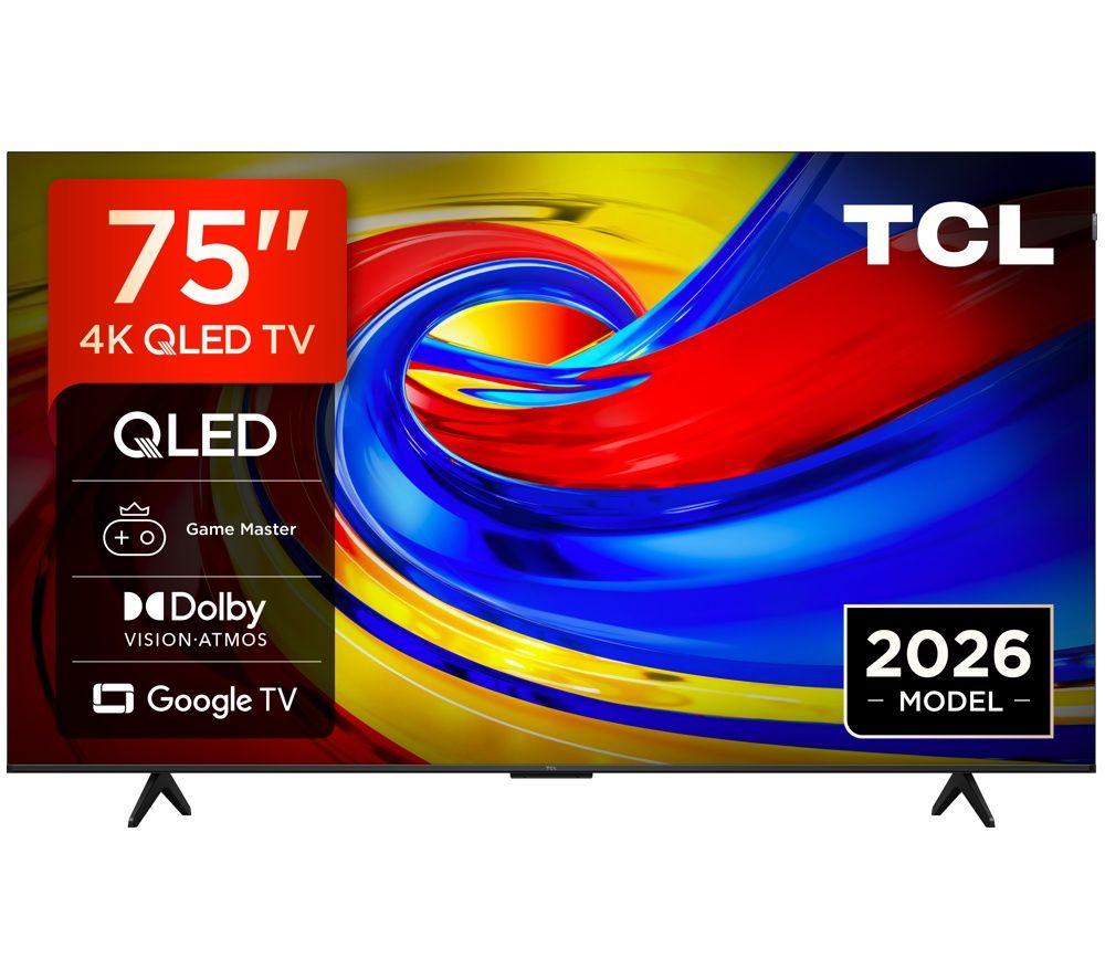 TCL P7L 75" QLED 4K HDR Smart Google TV 2026 - 75P7L-UK