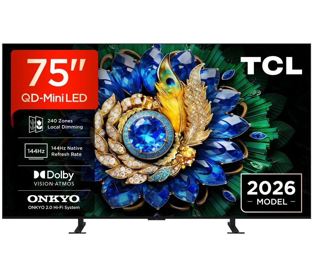 TCL A400M 75" Premium QD-Mini LED 4K HDR Smart Google TV 2026 - 75A400M-UK