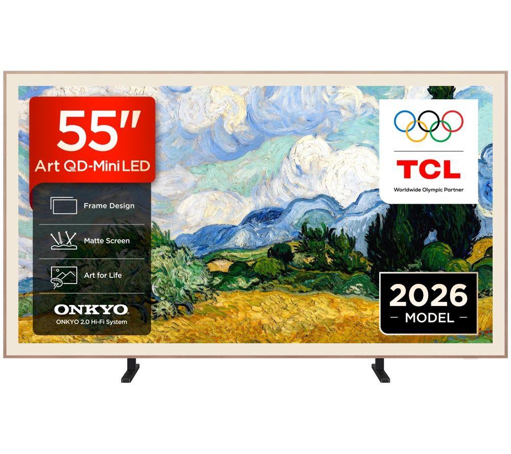 TCL NXTVISION A400 Pro 55" QD Mini LED 4K HDR Smart Google TV - 55A400 PRO-UK