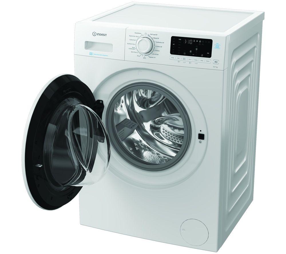 INDESIT Steam Push&Go IDP 10747 UK 10 kg Washer Dryer - White