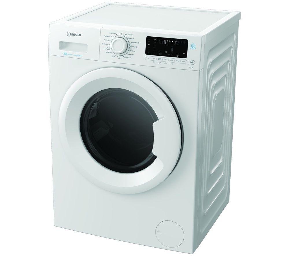 INDESIT Steam Push&Go IDP 10747 UK 10 kg Washer Dryer - White