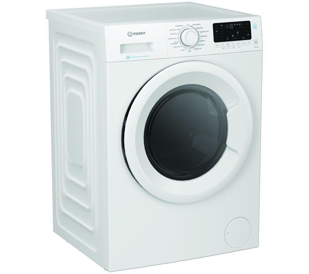 INDESIT Steam Push&Go IDP 10747 UK 10 kg Washer Dryer - White