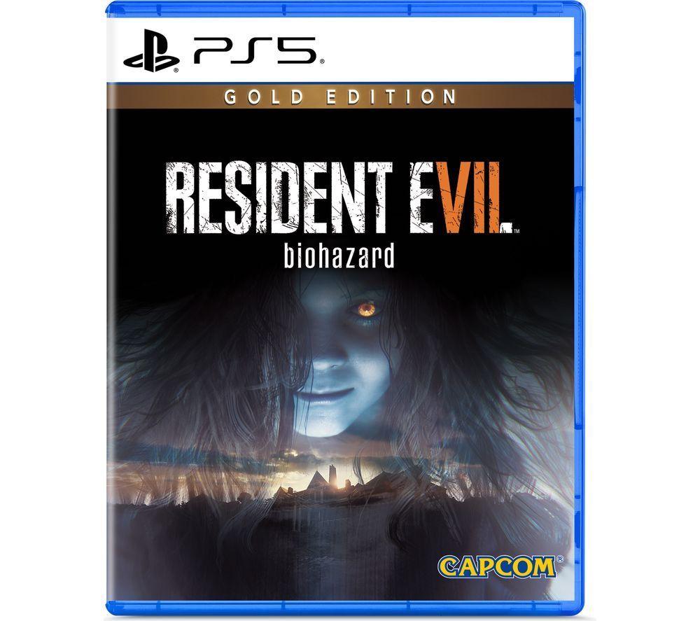 SONY PlayStation 5, Resident Evil 2 Remake, Resident Evil 3 Remake, Harry Potter (Deluxe Edition) & Resident Evil 7 (Gold Edition) Bundle