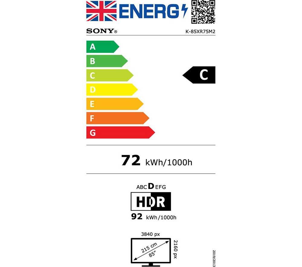 SONY BRAVIA 7 II 50" True RGB Mini LED 4K HDR Smart TV 2026 - K50XR75M2
