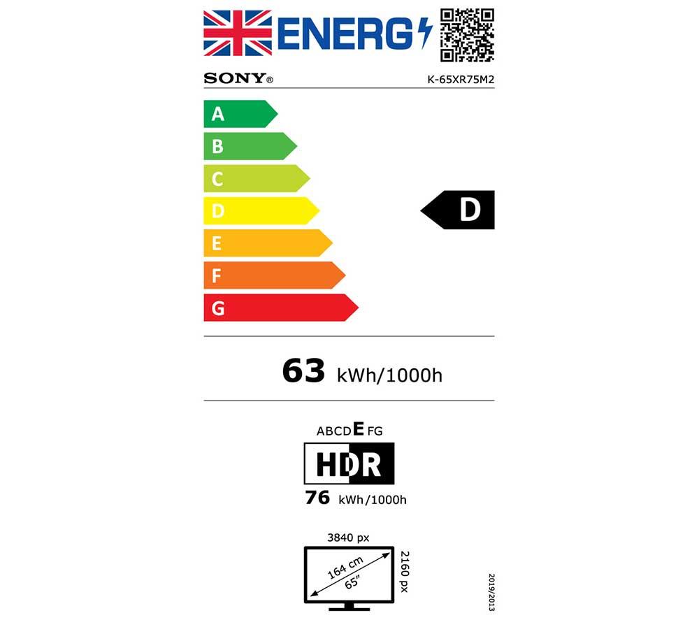 SONY BRAVIA 7 II 65" True RGB Mini LED 4K HDR Smart TV 2026 - K65XR75M2
