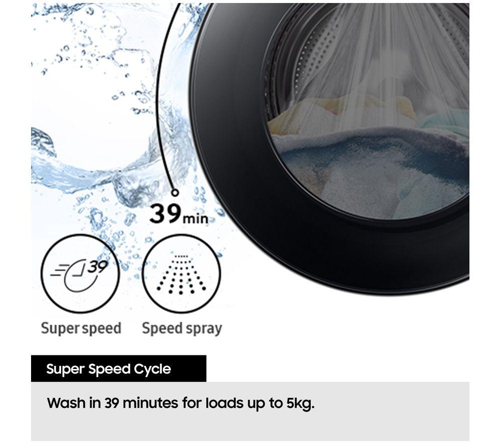SAMSUNG Series 5 AI Energy WD90HG5U34BEEU WiFi-enabled 9 kg Washer Dryer - White
