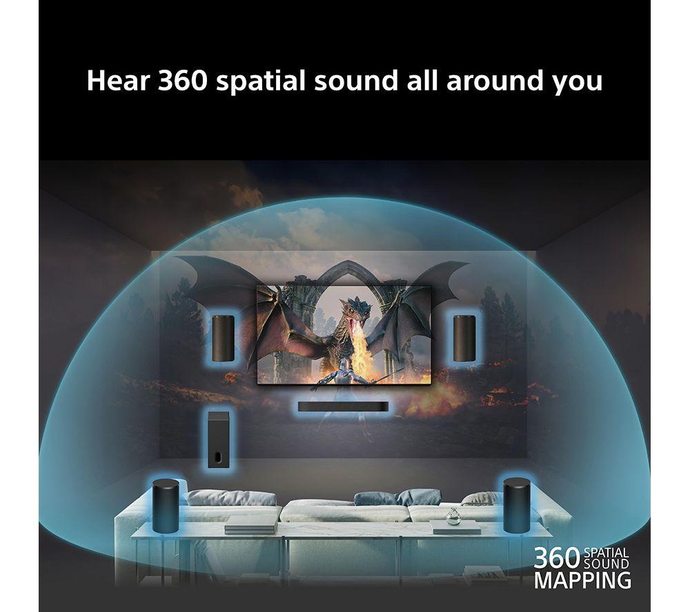 SONY BRAVIA Theatre Trio + SR HT-AP8 5.1.4 Home Cinema System with Subwoofer, Rear Speakers, Dolby Atmos & DTS:X