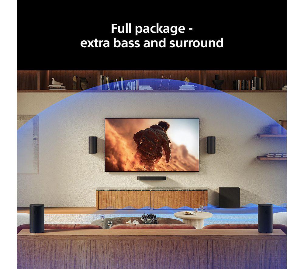 SONY BRAVIA Theatre Trio + SR HT-AP8 5.1.4 Home Cinema System with Subwoofer, Rear Speakers, Dolby Atmos & DTS:X