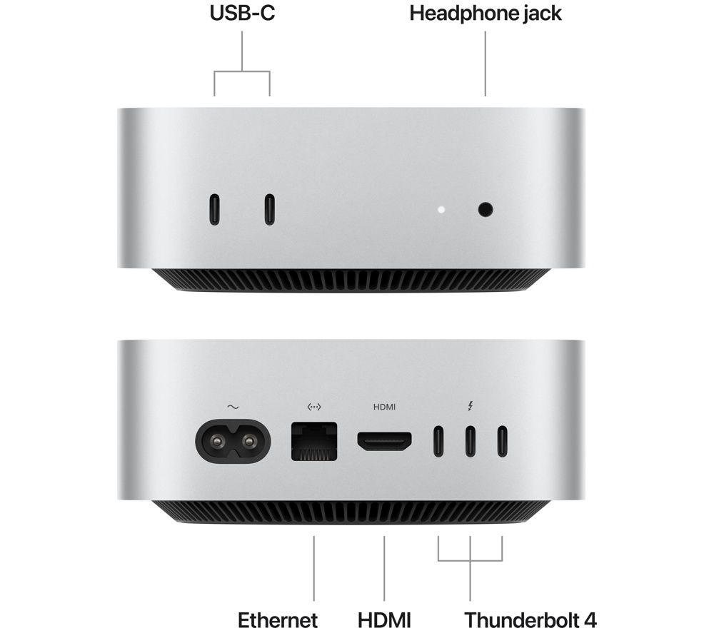 APPLE Mac mini (2026) - M4, 1 TB SSD, Silver