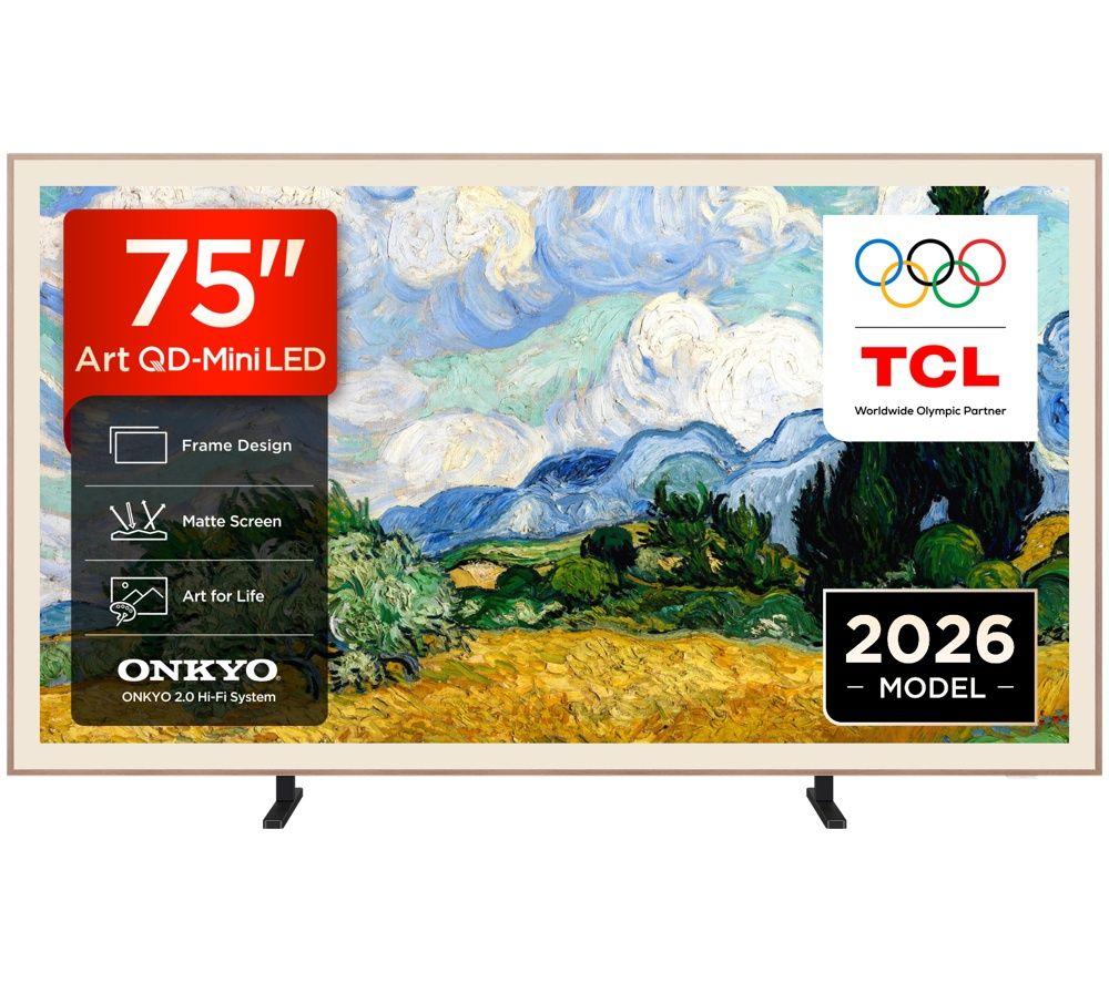 TCL NXTVISION A400 Pro 75" QLED 4K HDR Smart Google TV - 75A400 PRO-UK