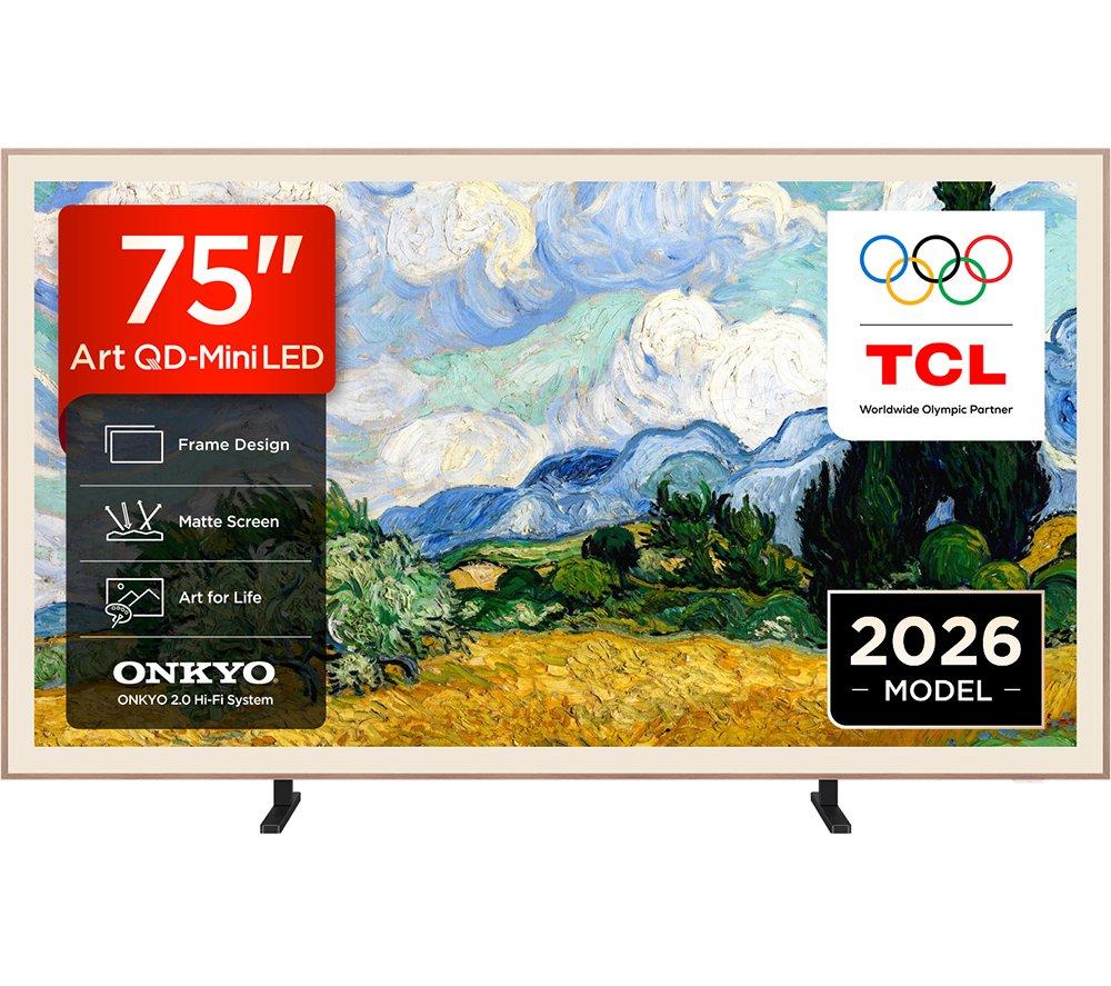 TCL NXTVISION A400 Pro 75" QLED 4K HDR Smart Google TV - 75A400 PRO-UK