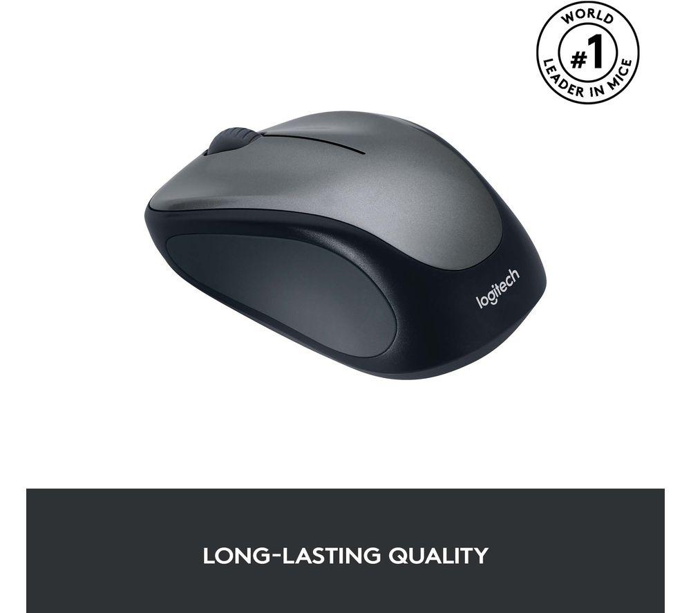 Mouse óptico inalámbrico LOGITECH M235 - Gris