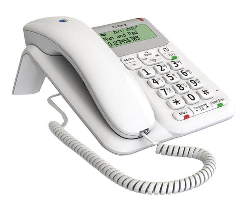 BT Décor 2200 Corded Phone - White