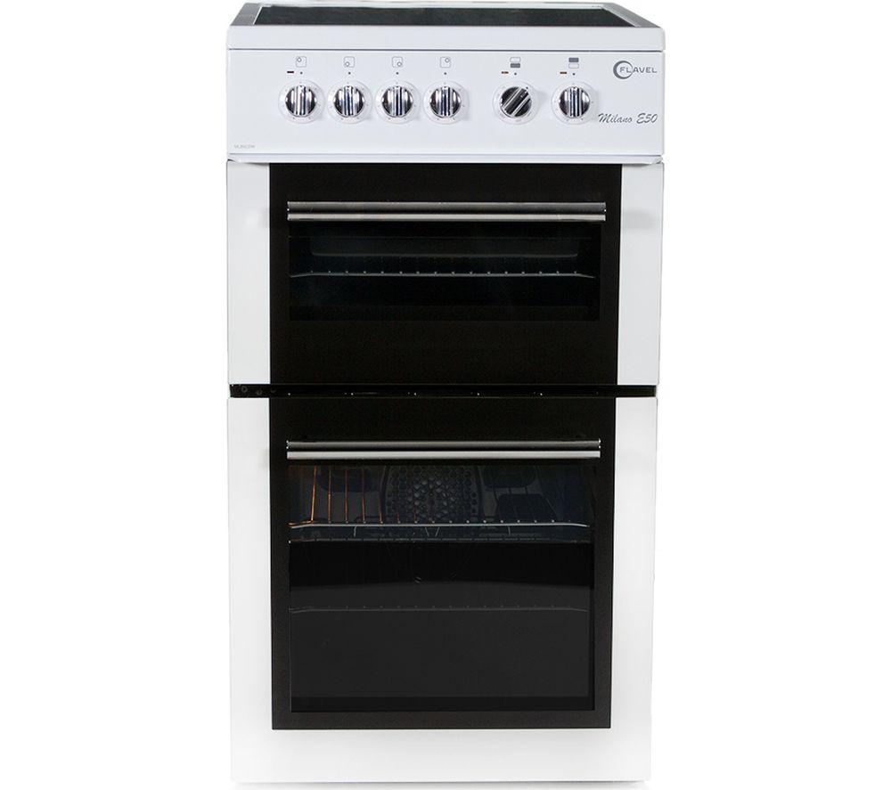 Cocina eléctrica de vitrocerámica FLAVEL MLB5CDW - Blanca