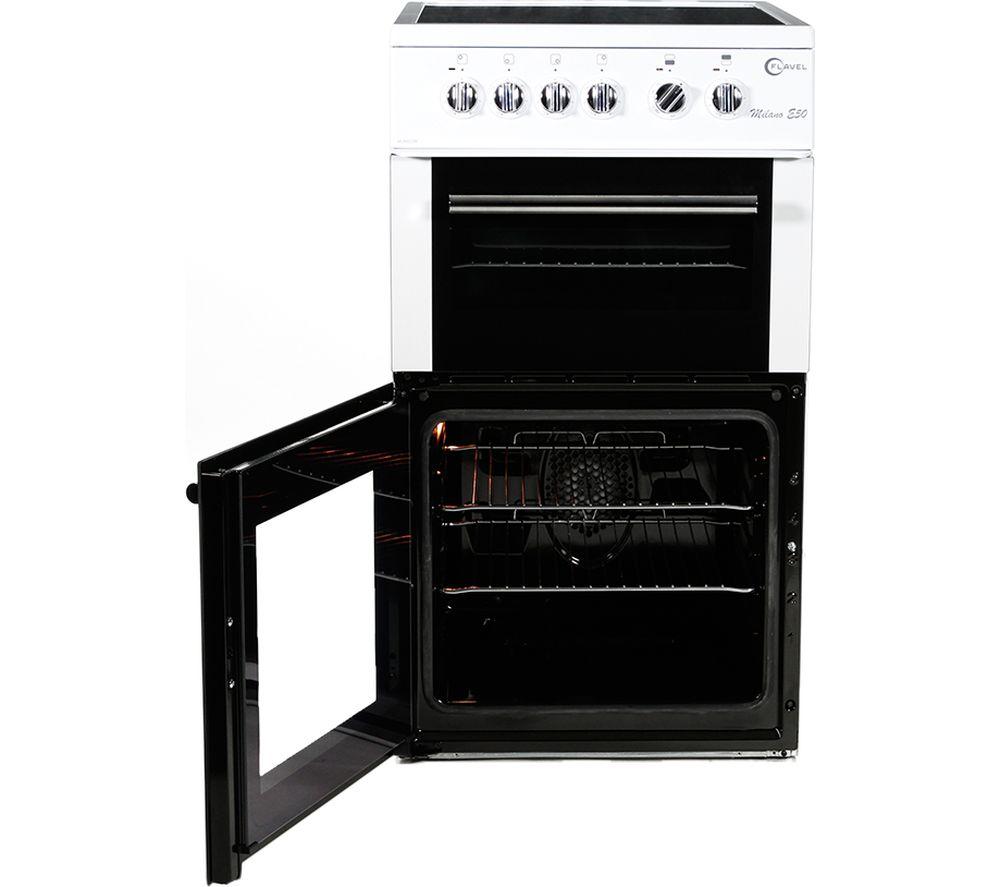 Cocina eléctrica de vitrocerámica FLAVEL MLB5CDW - Blanca