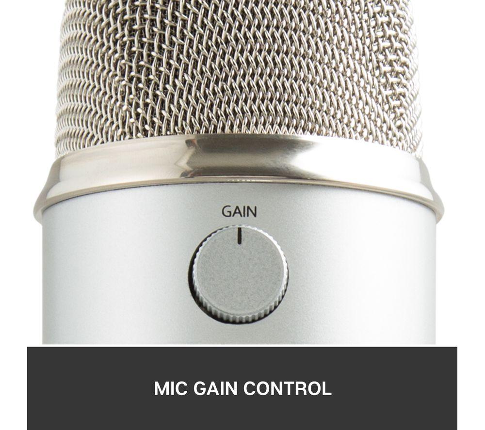 YETI USB Streaming Microphone - Silver