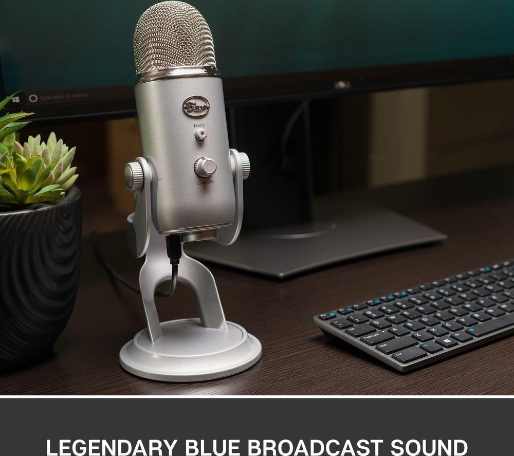 YETI USB Streaming Microphone - Silver