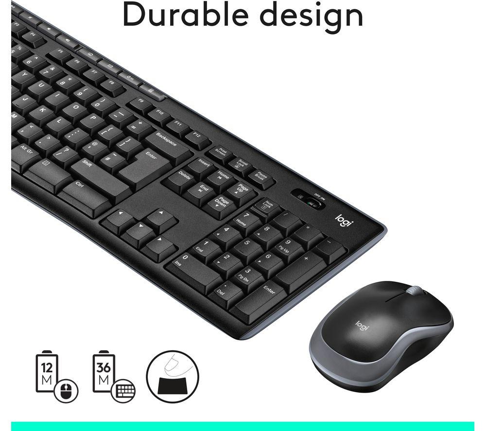 LOGITECH Combo MK270 Wireless Keyboard & Mouse Set