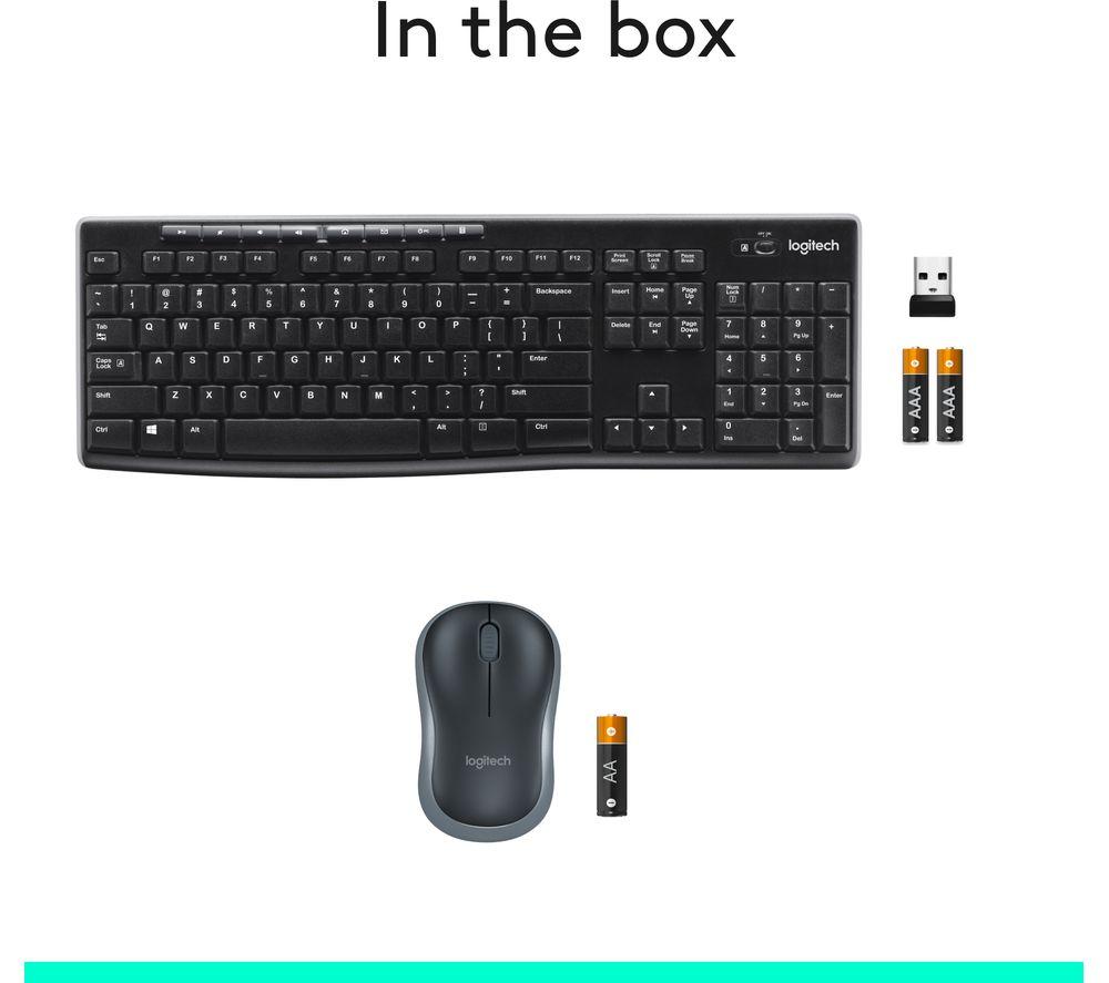 LOGITECH Combo MK270 Wireless Keyboard & Mouse Set
