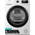Secadora de Condensación con Bomba de Calor HISENSE 1Q Series DH1Q802BW2 de 8 kg - Blanca
