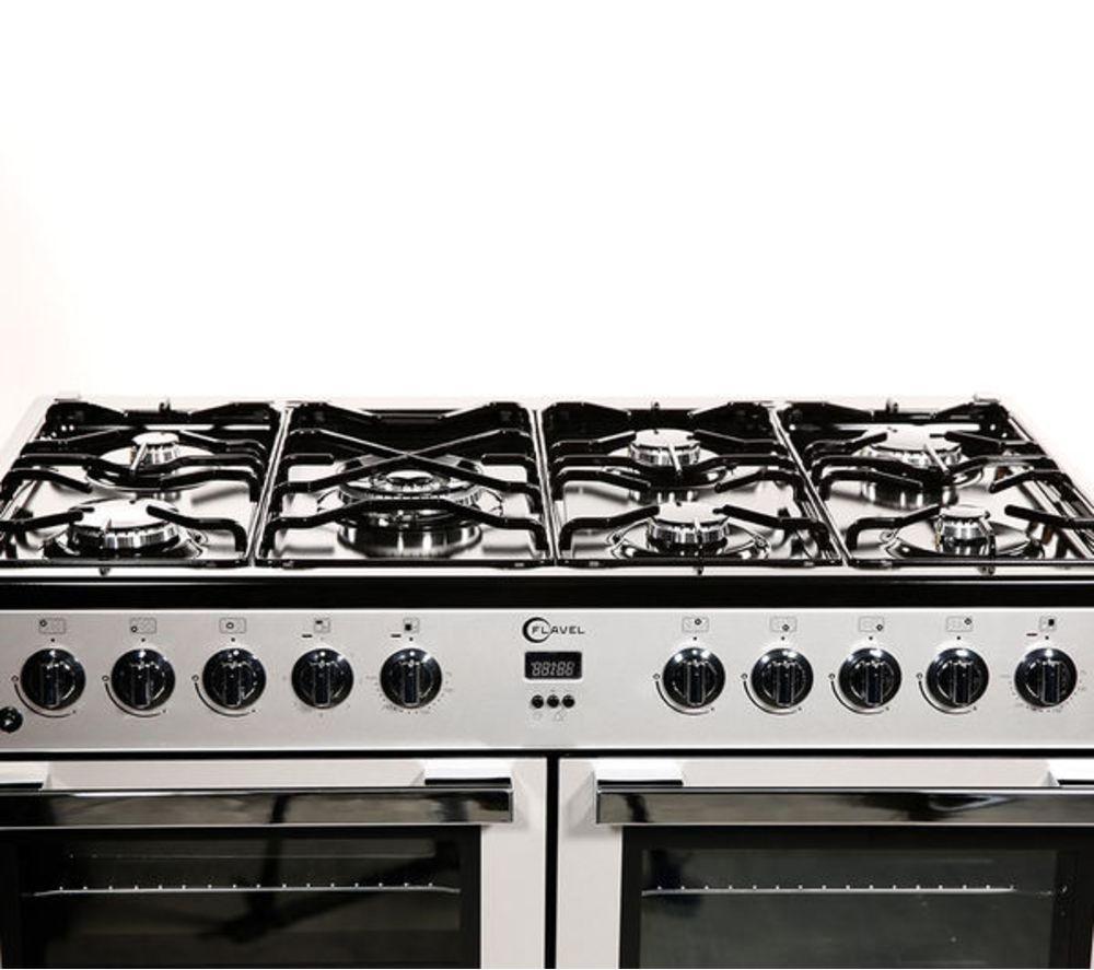 Cocina de doble combustible FLAVEL MLN10FRS - Plata y cromo