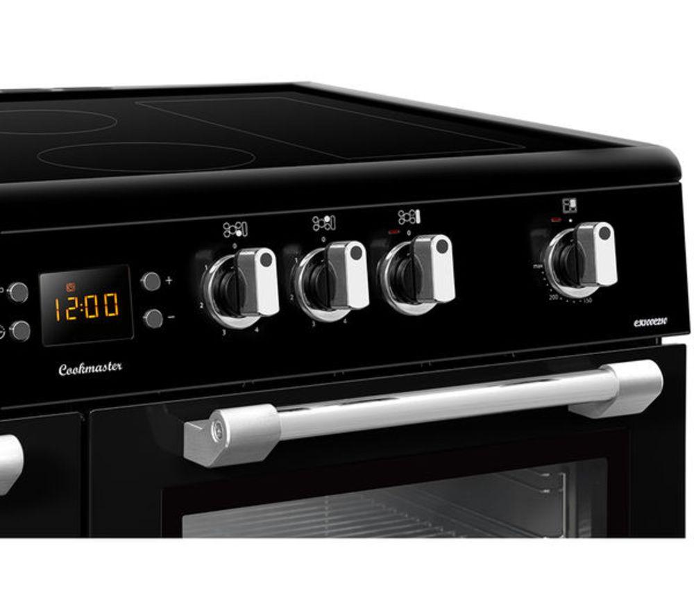 Cocina eléctrica de cerámica LEISURE Cookmaster CK100C210K - Negra