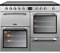 LEISURE Cookmaster CK100C210S Electric Ceramic Range Cooker - Silver & Chrome