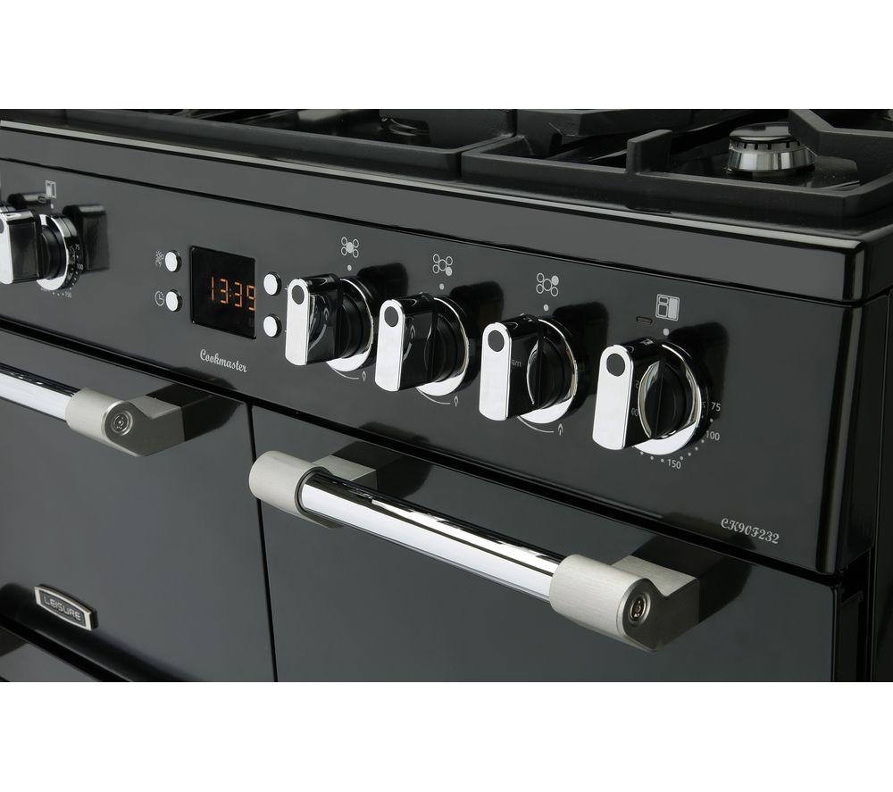 LEISURE Cookmaster CK90F232K 90 cm Dual Fuel Range Cooker - Black