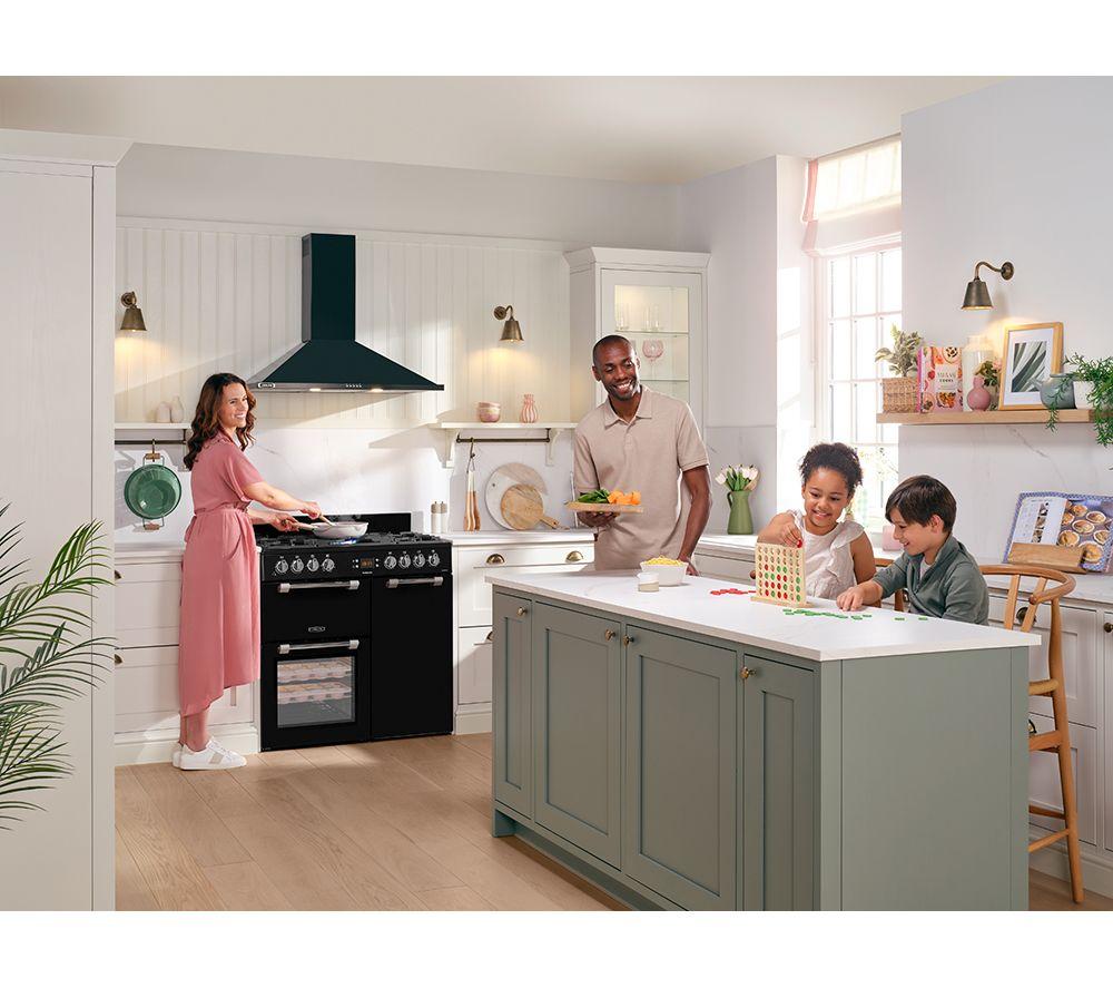 LEISURE Cookmaster CK90F232K 90 cm Dual Fuel Range Cooker - Black
