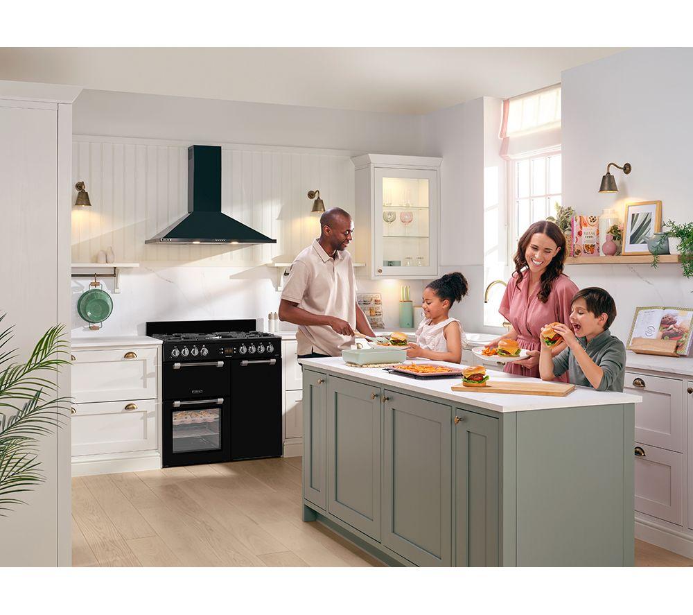 LEISURE Cookmaster CK90F232K 90 cm Dual Fuel Range Cooker - Black