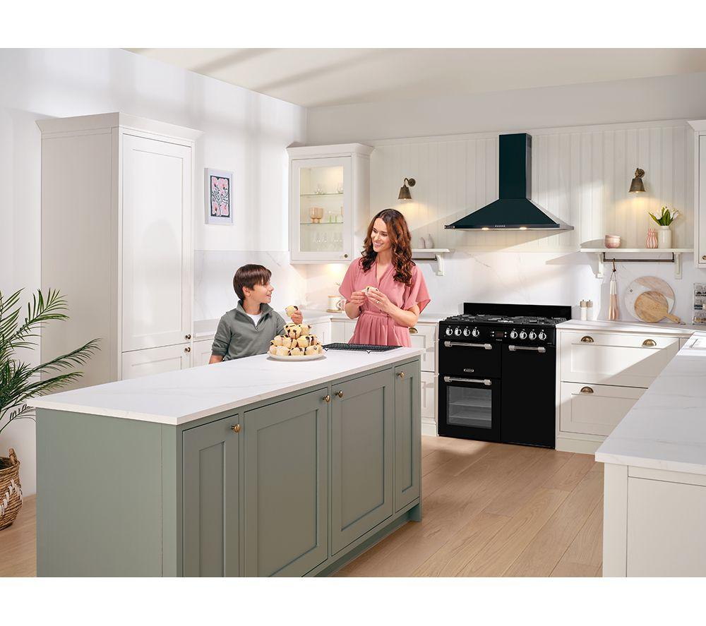 LEISURE Cookmaster CK90F232K 90 cm Dual Fuel Range Cooker - Black