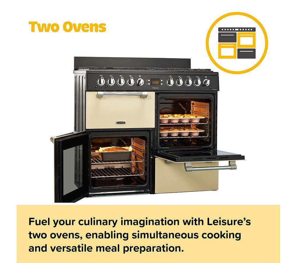 LEISURE Cookmaster CK90F232K 90 cm Dual Fuel Range Cooker - Black