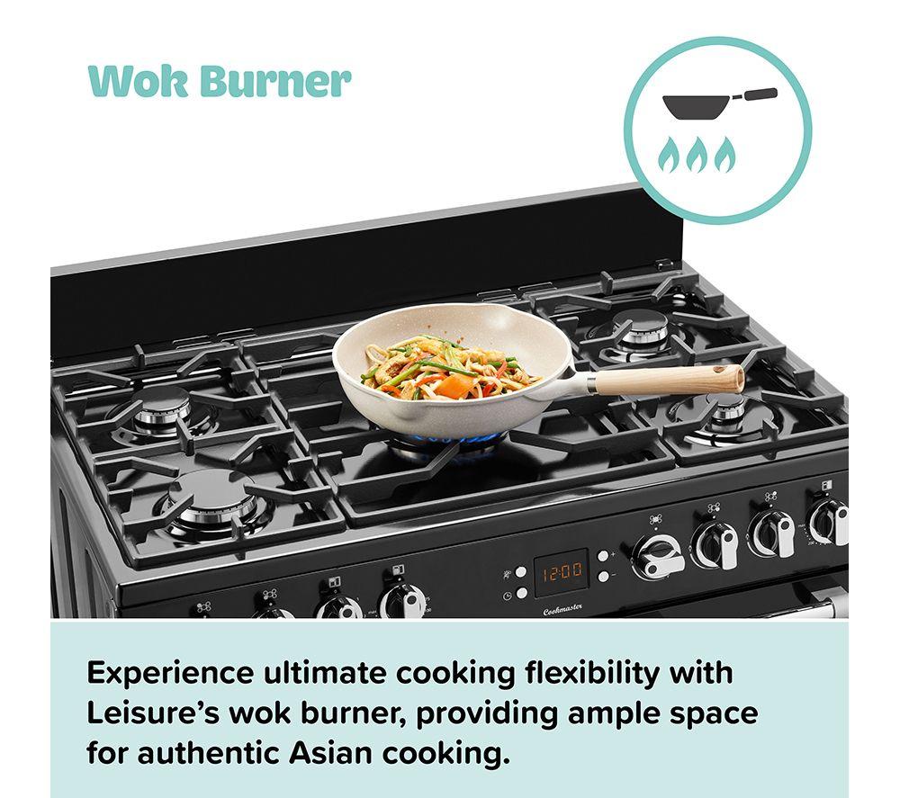 LEISURE Cookmaster CK90F232K 90 cm Dual Fuel Range Cooker - Black