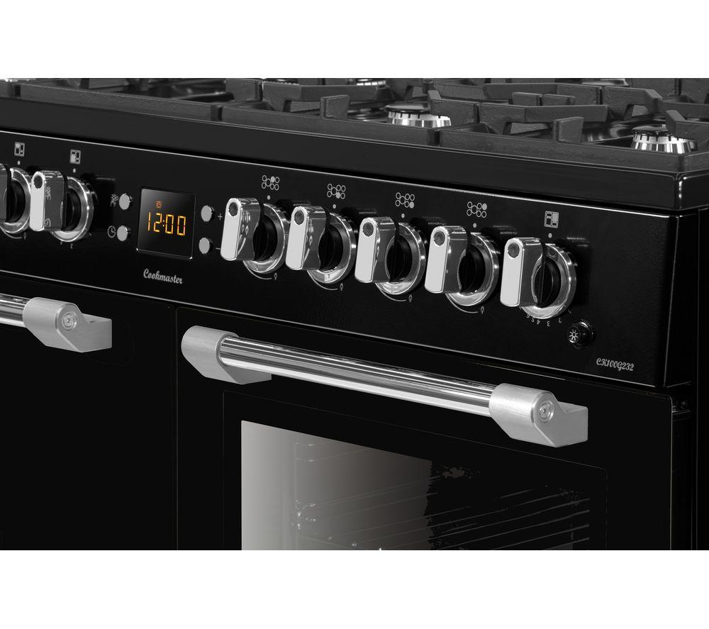 LEISURE Cookmaster CK100G232K Cocina de gas de 100 cm - Negro