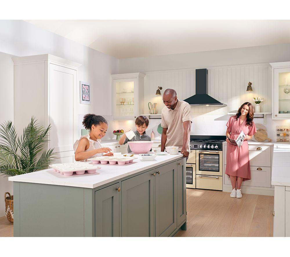 LEISURE Cookmaster CK100G232C Cocina de gas de 100 cm - Crema