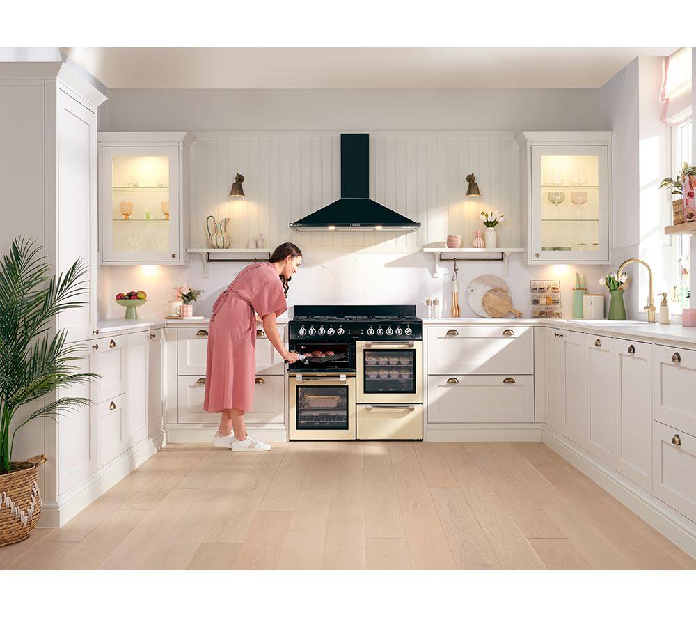LEISURE Cookmaster CK100G232C Cocina de gas de 100 cm - Crema