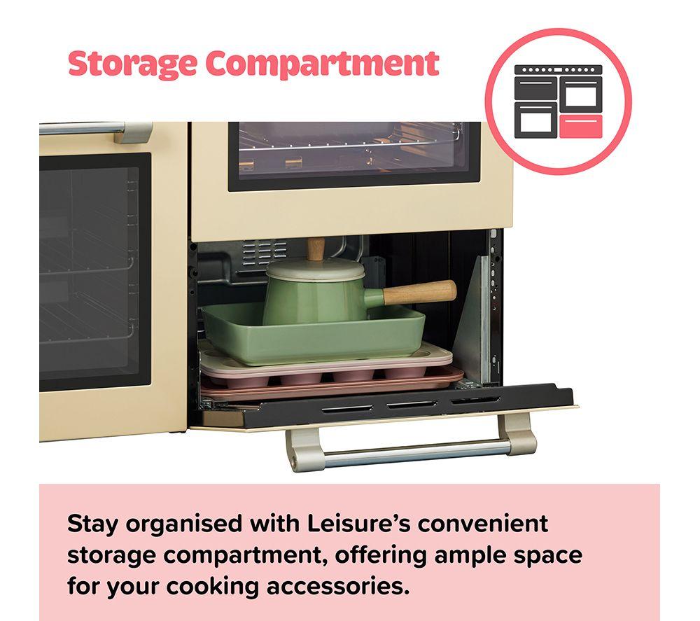 LEISURE Cookmaster CK100G232C Cocina de gas de 100 cm - Crema