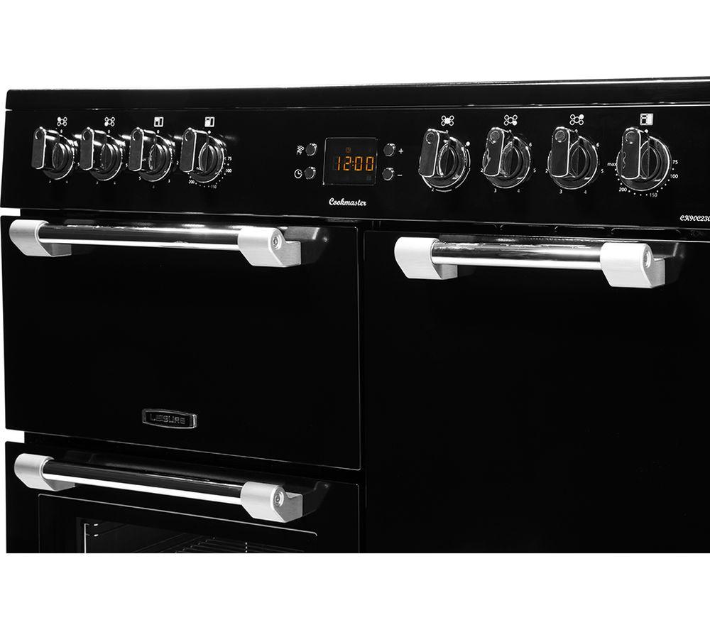 LEISURE Cookmaster CK90C230K Electric Ceramic Range Cooker - Black