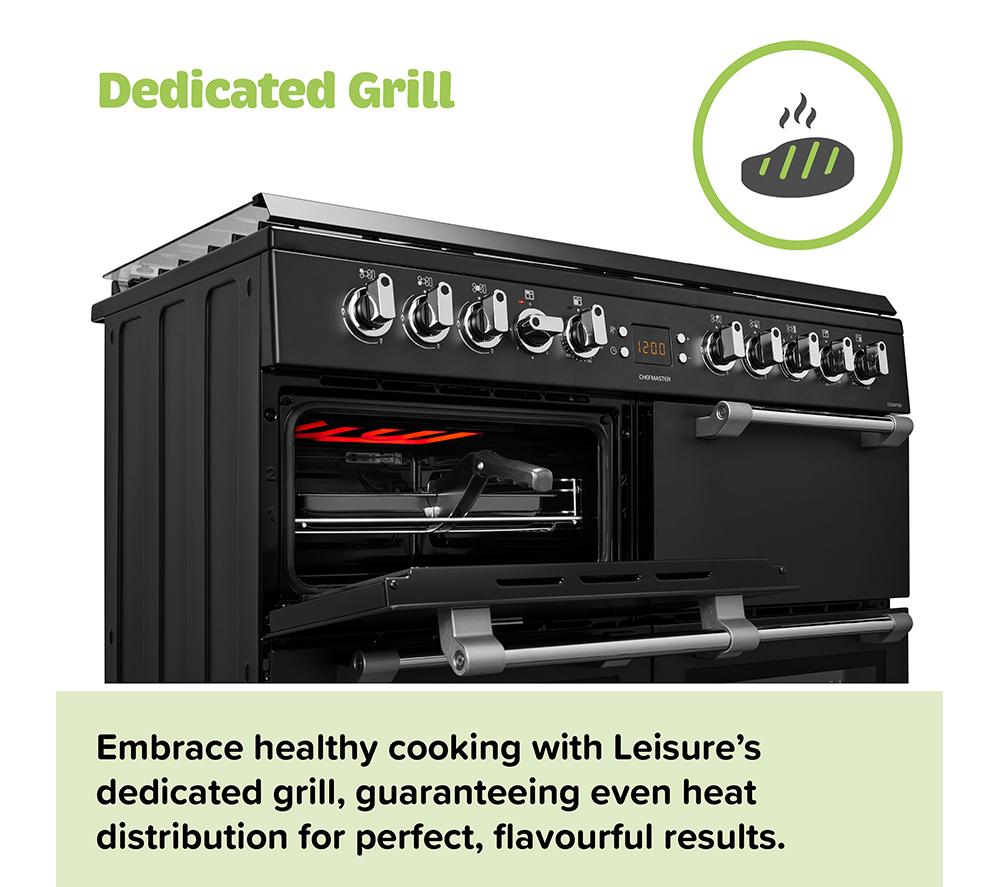 LEISURE Cookmaster CK90C230K Electric Ceramic Range Cooker - Black
