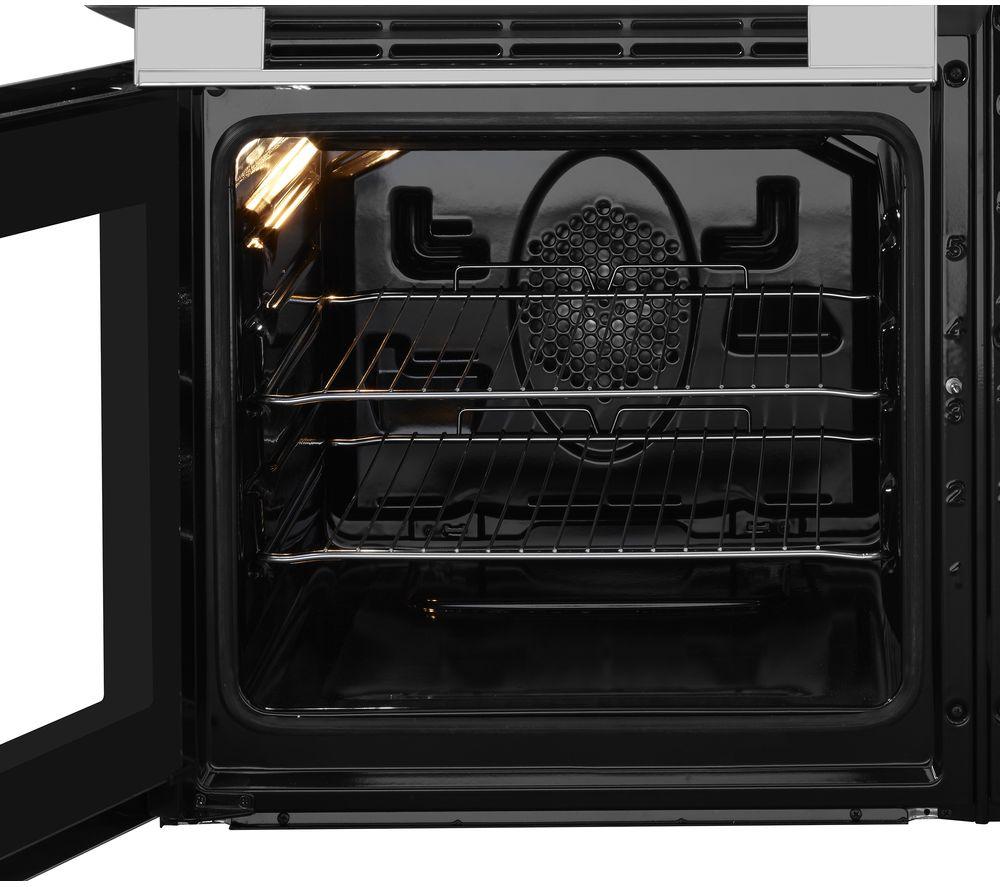 Cocina de doble combustible FLAVEL MLN9FRS de 90 cm - Plata y Negro