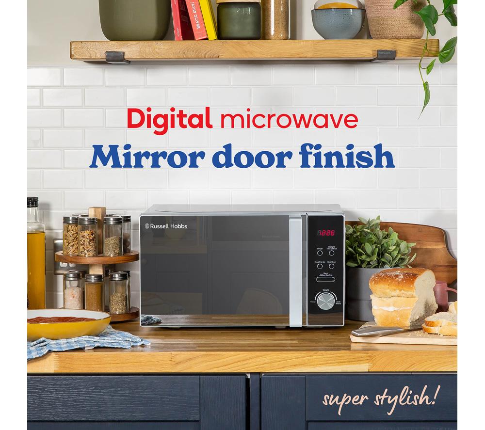 RUSSELL HOBBS RHM2076S Solo Mikrowelle - Silber