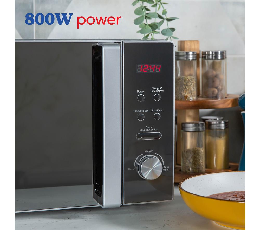 RUSSELL HOBBS RHM2076S Solo Mikrowelle - Silber