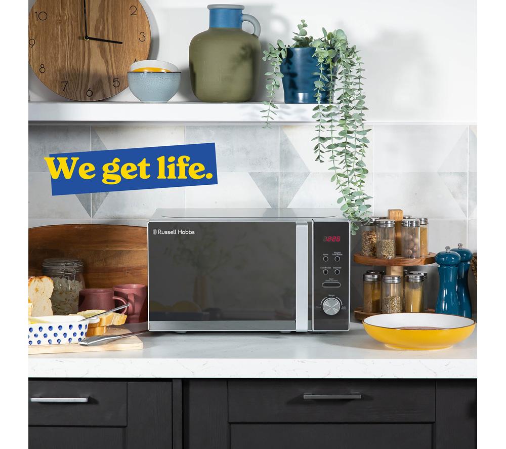RUSSELL HOBBS RHM2076S Solo Mikrowelle - Silber