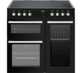 FLAVEL MLN9CRK 90 cm Electric Ceramic Range Cooker - Black