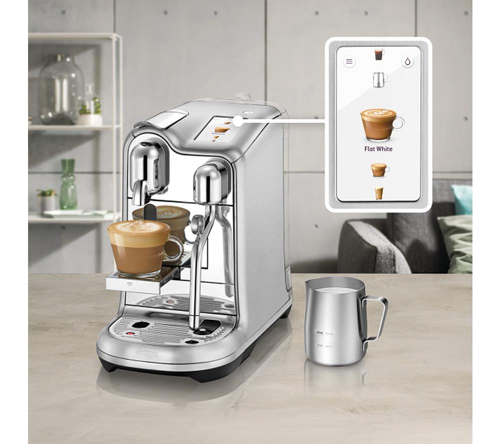 NESPRESSO by Sage Cafetera Creatista Pro SNE900BSS - Plateada