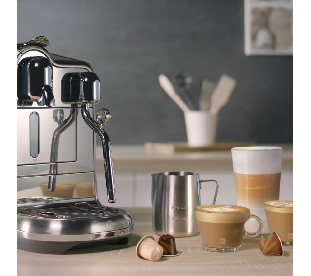 NESPRESSO by Sage Cafetera Creatista Pro SNE900BSS - Plateada