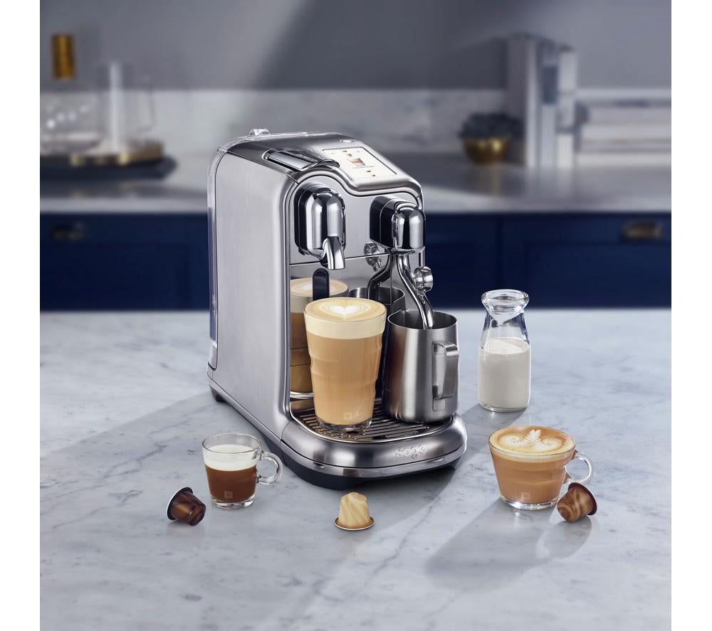 NESPRESSO by Sage Cafetera Creatista Pro SNE900BSS - Plateada