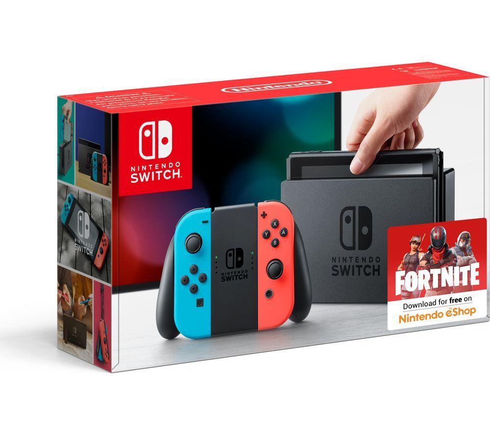NINTENDO Switch - Neon Red & Blue
